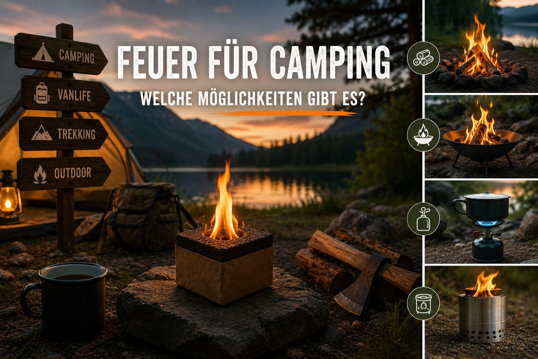 Feuer für Camping – welche Möglichkeiten gibt es?
