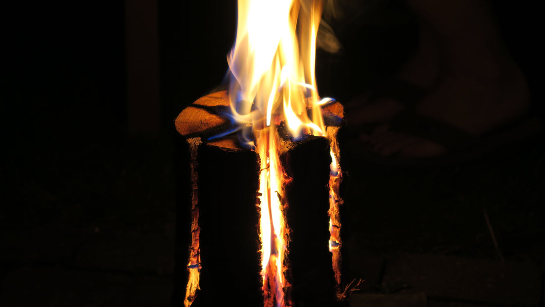 Gemütliche Stimmung mit einem Schwedenfeuer