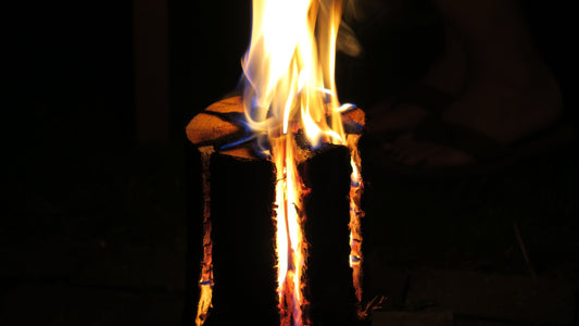 Gemütliche Stimmung mit einem Schwedenfeuer