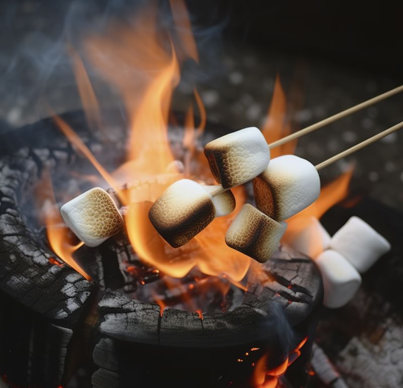 Instant Fire Marhsmallows grillen