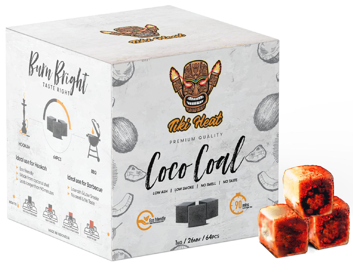 Tiki Heat Coco Coal